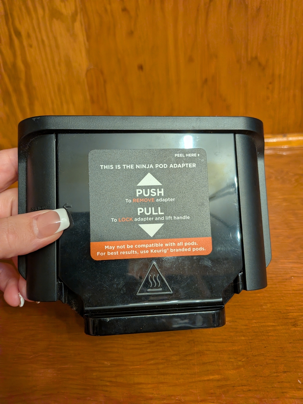 Ninja Black Pod Adapter Coffee Maker